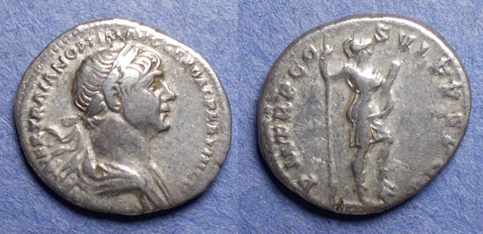 Roman Empire, Trajan 98-117, Silver Denarius | Roman Imperial Coins