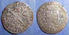 World Coins - Brabant, Albert & Isabelle 1598-1621 (1616), Silver Quarter Patagon