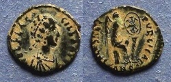 Ancient Coins - Roman Empire, Aelia Flaccilla 379-383, AE4