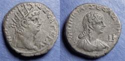 Ancient Coins - Roman Egypt, Nero 54-68, Billon Tetradrachm