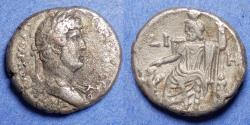 Ancient Coins - Roman Egypt, Hadrian 117-138, Billon Tetradrachm