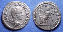 Ancient Coins - Roman Empire, Elagabalus 218-222, Silver Denarius
