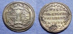 World Coins - Germany, Hall 1748, Silver Kreuzer