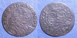 World Coins - Germany, Sachsen-Hildburghausen, Ernst Friedrich III Carl 1758, Billon Kreuzer