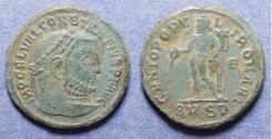 Ancient Coins - Roman Empire, Constantius 305-6, Follis