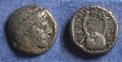 Ancient Coins - Macedonia, Akanthos Circa 425 BC, Silver Obol