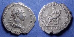 Ancient Coins - Roman Empire, Trajan 98-117, Silver Denarius