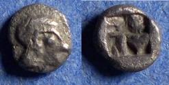 Ancient Coins - Asia Minor, Uncertain city Circa 450 BC, Hemiobol