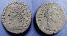 Ancient Coins - Roman Egypt, Nero 54-68, Billon Tetradrachm