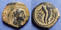 Ancient Coins - Nabatean Kingdom, Aretas IV 9 BC-40 AD, Bronze AE14