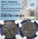 Ancient Coins - Sicily, Syracuse, Hieron II 275-215 BC, Bronze Litra
