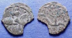 World Coins - Chach,  650-750, Bronze AE19
