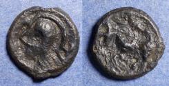 Ancient Coins - Celtic Gaul, Senones Circa 52 BC, Potin Unit