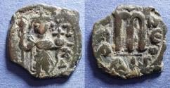 Ancient Coins - Byzantine Empire, Constans II 641-668, Bronze Follis