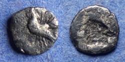 Ancient Coins - Troas, Dardanos Circa 450 BC, Silver Tetartemorion