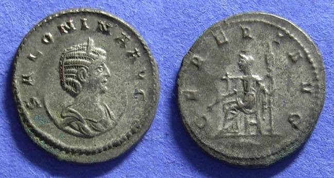 Ancient Coins - Salonina (Wife of Gallienus) 253-268 Antoninianus