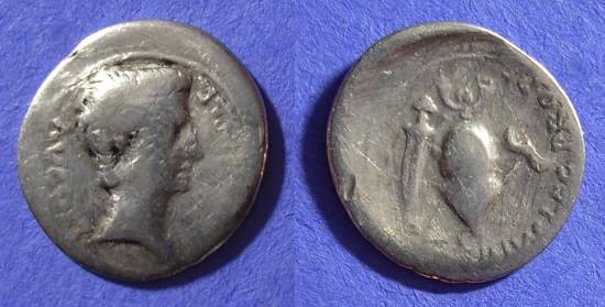 Ancient Coins - Augustus 27BC-14AD Denarius