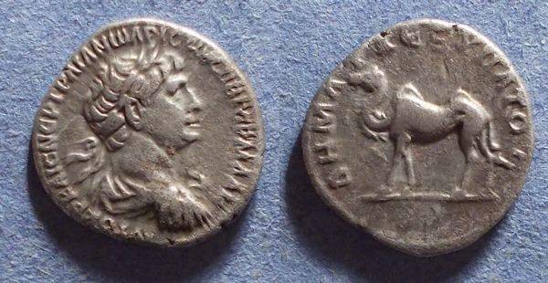 Ancient Coins - Roman Bostra, Trajan 98-117, Drachm