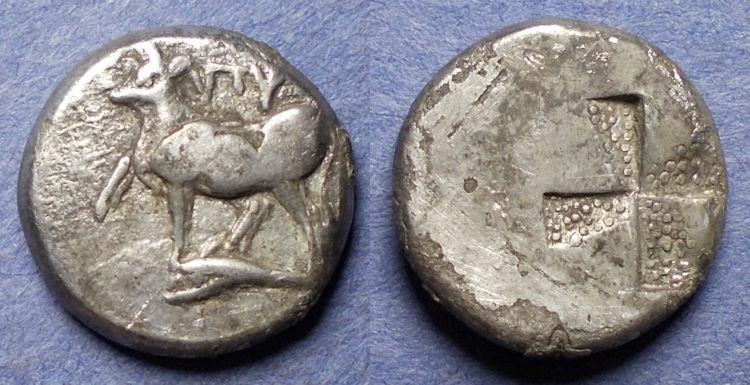 Ancient Coins - Thrace, Byzantion 340-320 BC, Silver Siglos