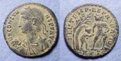 Ancient Coins - Roman Empire, Constans 337-350, Bronze Centenionalis