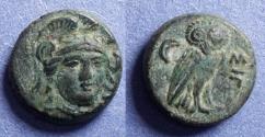 Ancient Coins - Troas, Sigeion 355-334 BC, Bronze AE12