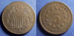 Us Coins - United States,  1868,  Shield Nickel