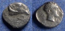 Ancient Coins - Caria, Kasolaba 410-390 BC, Silver Obol