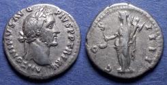 Ancient Coins - Roman Empire, Antoninus Pius 138-161, Silver Denarius