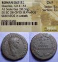 Ancient Coins - Roman Empire, Claudius 41-54, AE Sestertius