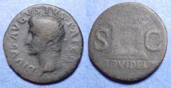 Ancient Coins - Roman Empire, Divus Augustus d. 14AD, Bronze Aes