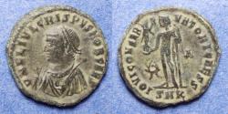 Ancient Coins - Roman Empire, Crispus 316-326, Bronze AE3