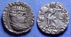 Ancient Coins - Indo Scythian, Rajuvula 25-15 BC, Billon Drachm