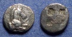 Ancient Coins - Thraco-Macedonian, Uncertain city Circa 450 BC, Silver Hemiobol