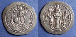 Ancient Coins - Sassanian Kingdom, Yazdgard I 399-420, Silver Drachm