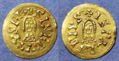 World Coins - Visigoths - Spain, Sisebit 612-621, AV Tremissis