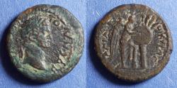 Ancient Coins - Judaea, Caesarea Maritima, Titus (as Caesar) 69-79, Bronze AE20