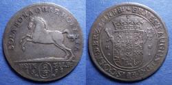 World Coins - Germany, Brunswick-Luneburg, Ernst August 1691 HB, Silver 2/3 Taler