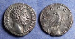 Ancient Coins - Roman Empire, Divus Marcus Aurelius 138-160, Silver Denarius