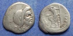 Ancient Coins - Roman Republic, C Vibius C f C n Pansa Caetronianus 48 BC, Denarius
