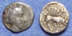 Ancient Coins - Ionia, Magnesia 450-400 BC, Silver Hemiobol