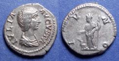 Ancient Coins - Roman Empire, Julia Domna 193-217, Silver Denarius