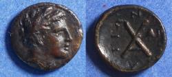 Ancient Coins - Thessaly, Peumata Circa 300 BC, AE13