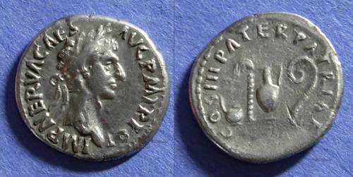Ancient Coins - Roman Empire, Nerva 96-98, Denarius