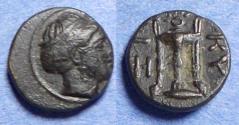 Ancient Coins - Mysia, Kyzikos Circa 250 BC, Bronze AE11