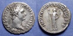 Ancient Coins - Roman Empire, Domitian 81-96, Silver Denarius