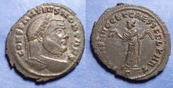 Ancient Coins - Roman Empire, Constantius I (as Caesar) 293-305, Bronze Follis