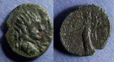 Ancient Coins - Sicily, Entella, L. Sempronius Atratinus 36 BC, Semis