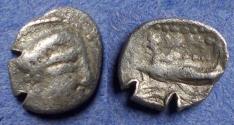 Ancient Coins - Phoenicia, Arados, Contemporary imitation Circa 400 BC, Silver Obol