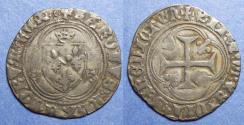 World Coins - France, Charles VIII 1483-1498, Silver Blanc