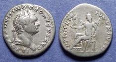 Ancient Coins - Roman Empire, Domitian (as Caesar) 69-81, Silver Denarius